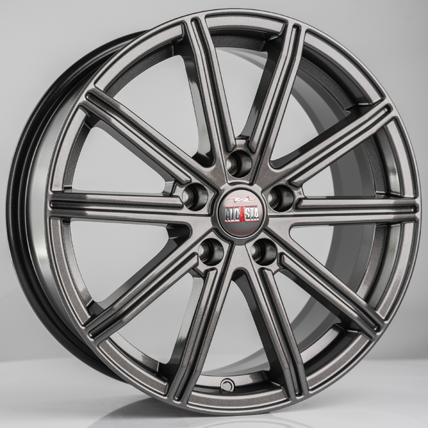 Alcasta M64 17x7 5x108 65.1 43 GRAPHITE